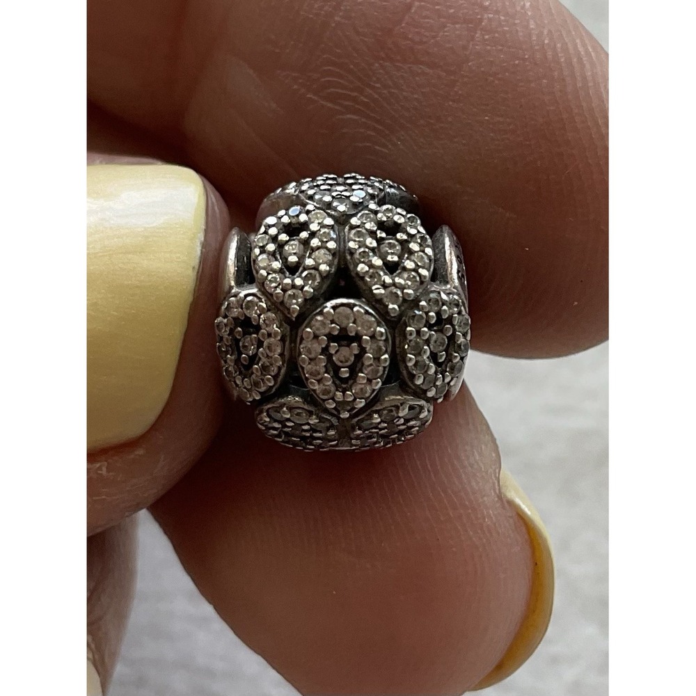 retired sterling silver Pandora Cascading Glamour Charm ALE 925